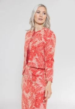 SWING Jaquard Blzr Short -Mode Jurk Winkel Jaquardblzrshort Vulcanored 6