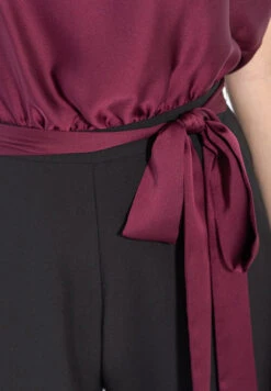 SWING Keisha Jumpsuit -Mode Jurk Winkel Keishajumpsuit BlackWine 6