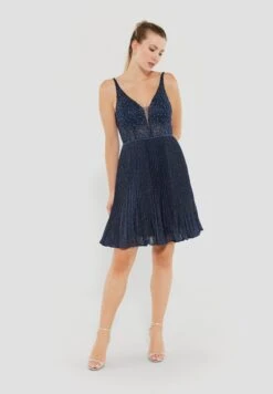 SWING Party Dress -Mode Jurk Winkel Partydress Navy 4