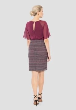 SWING Romina Dress -Mode Jurk Winkel Rominadress Brilliantwine 3