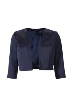 SWING Satin Bolero Halve Mouw Navy Navy