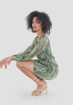 SWING Sharry Dress -Mode Jurk Winkel Sharrydress SerpentineGreen 3