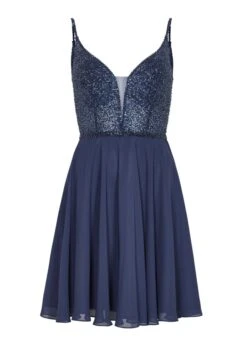 SWING Shine Bright Dress -Mode Jurk Winkel Shinebrightdress Navy 2