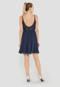 SWING Shine Bright Dress -Mode Jurk Winkel Shinebrightdress Navy 3