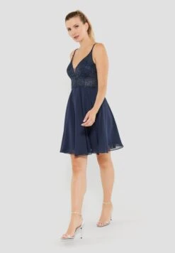 SWING Shine Bright Dress -Mode Jurk Winkel Shinebrightdress Navy 4