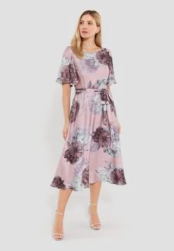 SWING Sienna Midi Dress -Mode Jurk Winkel Siennamididress Blushrose 4