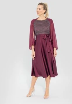 SWING Thin Chiffon Stole Brilliant Wine -Mode Jurk Winkel ThinchiffonstoleBrilliantwine 4