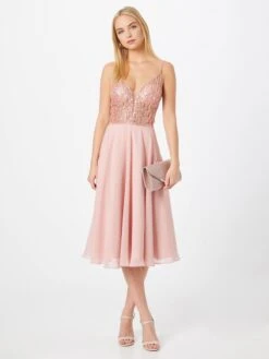 SWING Cocktailjurken Cocktailjurk Dames Oudroze -Mode Jurk Winkel a15307d83a446f7a06420500b362235d