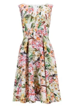 SWING Aus BedrucktemStretch - Jurk - Ivory /Multi -Mode Jurk Winkel a25fbd174ab1460a82b3e89d11fff1b1