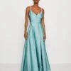 SWING Evening Dress - Galajurk - Turqouise Blue -Mode Jurk Winkel a2f750b9004e46b3bc030738104d4b1f
