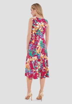 SWING Bedrucktem - Jerseyjurk - Pink/Multi -Mode Jurk Winkel a8f6f83f606b417f9d879dd9b39c028c