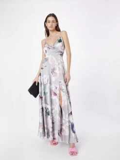 SWING Zomerjurken Zomerjurk Dames Zilver -Mode Jurk Winkel af04f5289d1e39fe445ce5b033946962