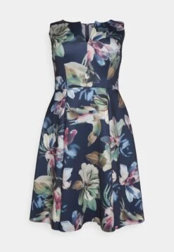 Cocktailjurk - Navy/Multi -Mode Jurk Winkel b4e705186d1444d2bc895f8bddfe02e8