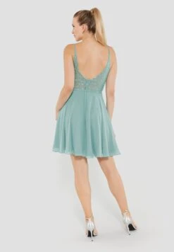 SWING Cocktailjurk - Turqouise Blue -Mode Jurk Winkel ba48052adf404a7c9e74843436e9134a