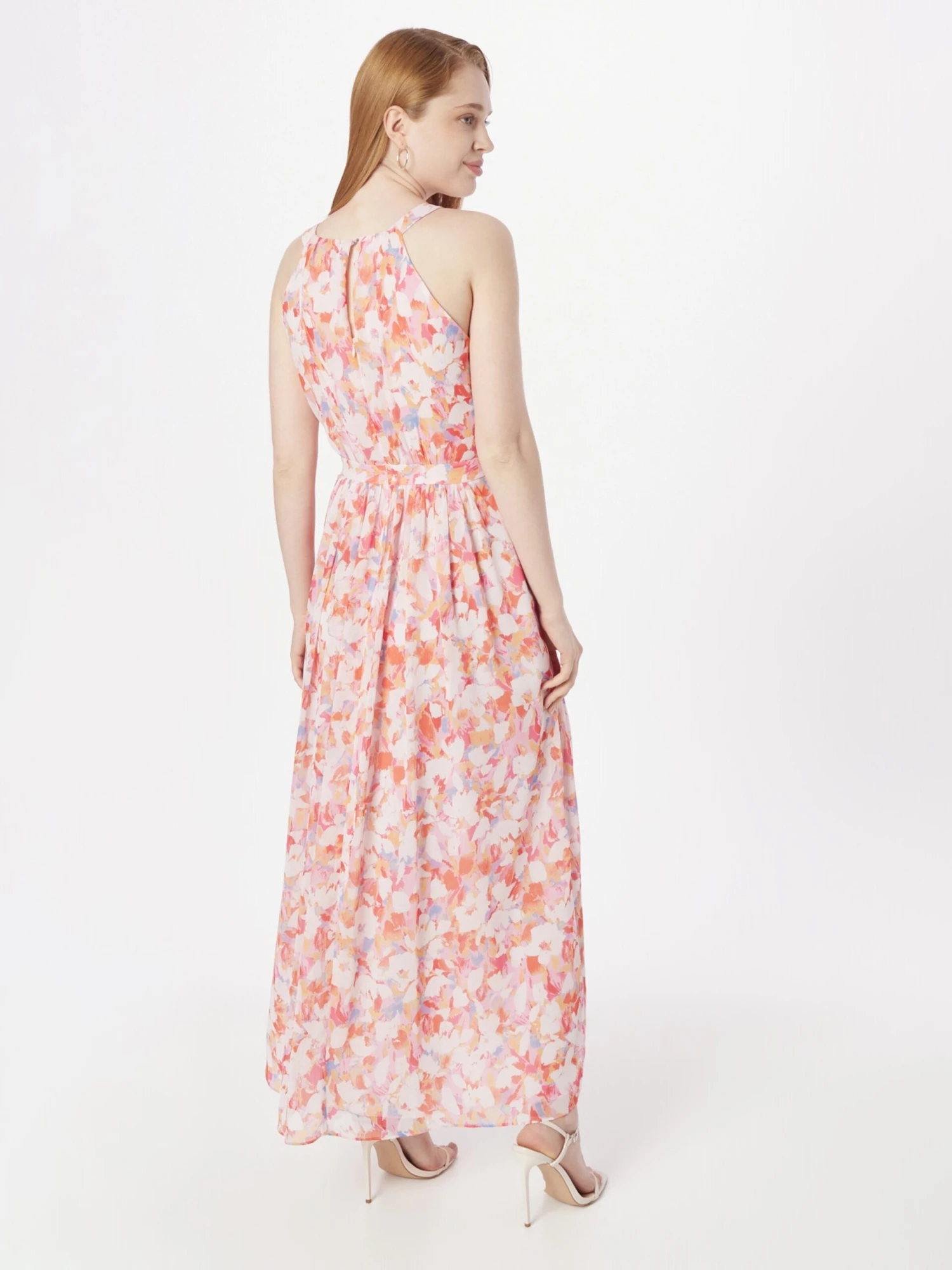 SWING Maxi Jurken Jurk Dames Rosa 6 SWING Maxi Jurken Jurk Dames Rosa - Afbeelding 4