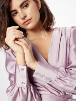 SWING Midi Jurken Jurk Dames Oudroze -Mode Jurk Winkel c2012c8e33c30c5181079899e6574e6d