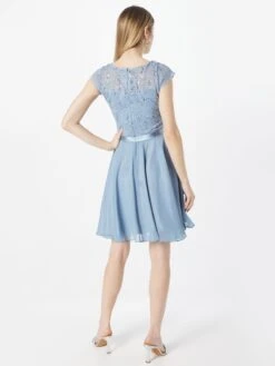 SWING Cocktailjurken Cocktailjurk Dames Hemelsblauw -Mode Jurk Winkel c390f333196cc2b791c426bb30fba000