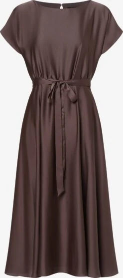 SWING Avondjurken Avondjurk Dames Chocoladebruin