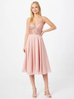 SWING Cocktailjurken Cocktailjurk Dames Oudroze -Mode Jurk Winkel c5e13ce1c66b058c63741c4e197041ed