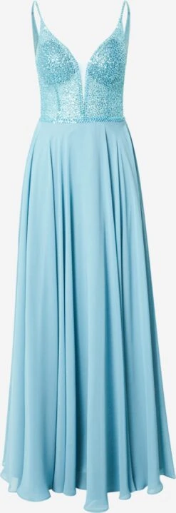 SWING Avondjurken Avondjurk Dames Hemelsblauw
