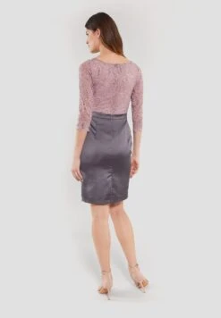 SWING Cocktailjurk - Blush Rose/Nougat Brown -Mode Jurk Winkel ce8b1982796a4d8c9b917c02ac678bcc