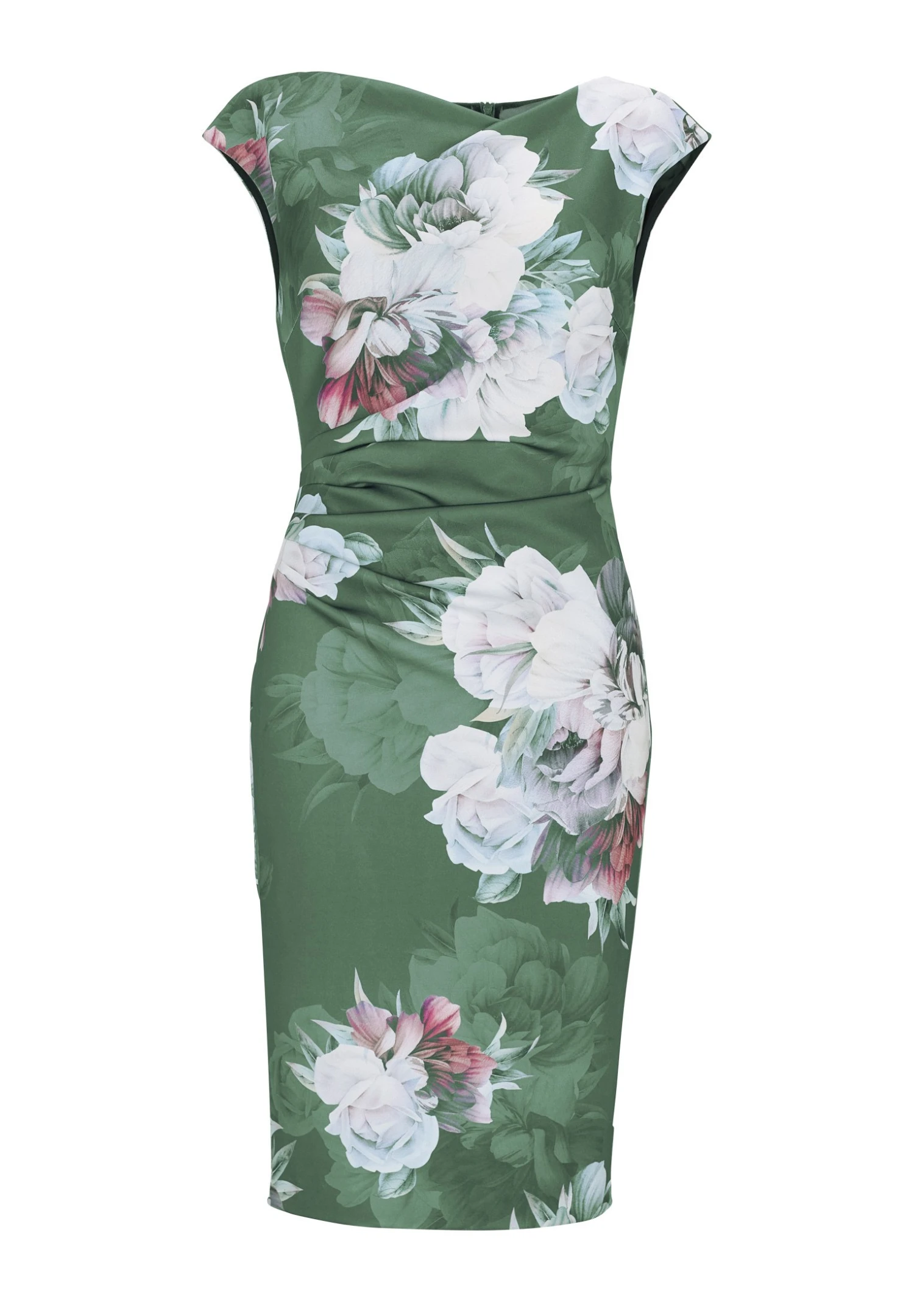 SWING Etui-Jurk - Moss Green Multi 8 SWING Etui-Jurk - Moss Green Multi - Afbeelding 6