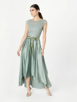 SWING Avondjurken Avondjurk Dames Pastelgroen / Lichtgroen 9 SWING Avondjurken Avondjurk Dames Pastelgroen / Lichtgroen -Mode Jurk Winkel d57c4dcd2f1be38d789869da2955776d