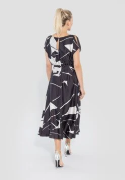 SWING Jurk - Black Ivory -Mode Jurk Winkel d733b73114f343f59413653e9d8b3371