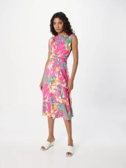 SWING Midi Jurken Jurk Dames Pink 9 SWING Midi Jurken Jurk Dames Pink -Mode Jurk Winkel d9073a057dc81dc12619b1d4830802bf