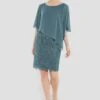 SWING Aus Materialmix - Cocktailjurk - Faded Blue -Mode Jurk Winkel dfade31c4f9e44649b7643013a2ebbd4