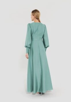 SWING Galajurk - Turqouise Blue -Mode Jurk Winkel e199a03eb3ad4167948e84b2c9138c06