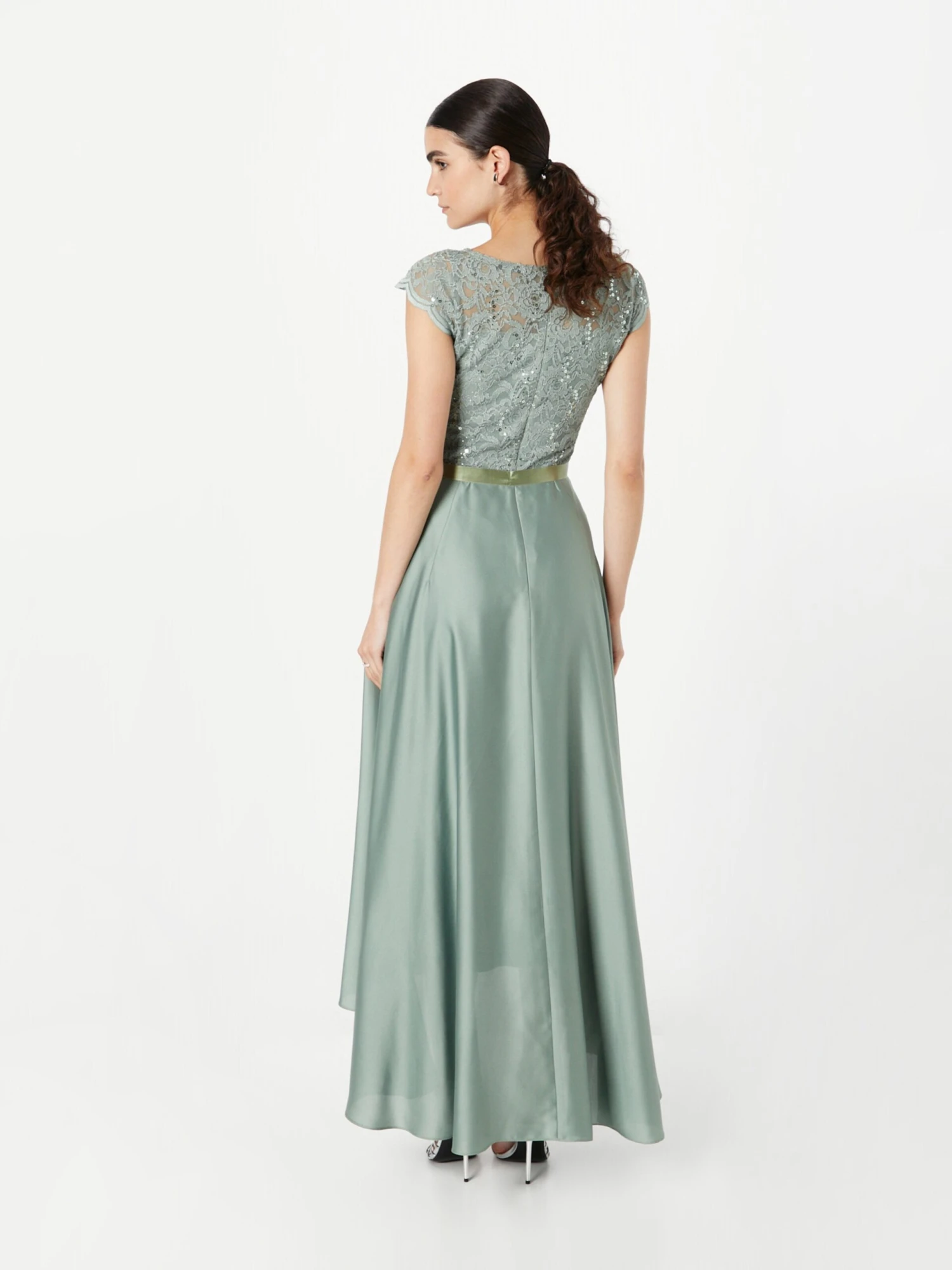 SWING Avondjurken Avondjurk Dames Pastelgroen / Lichtgroen 6 SWING Avondjurken Avondjurk Dames Pastelgroen / Lichtgroen - Afbeelding 4