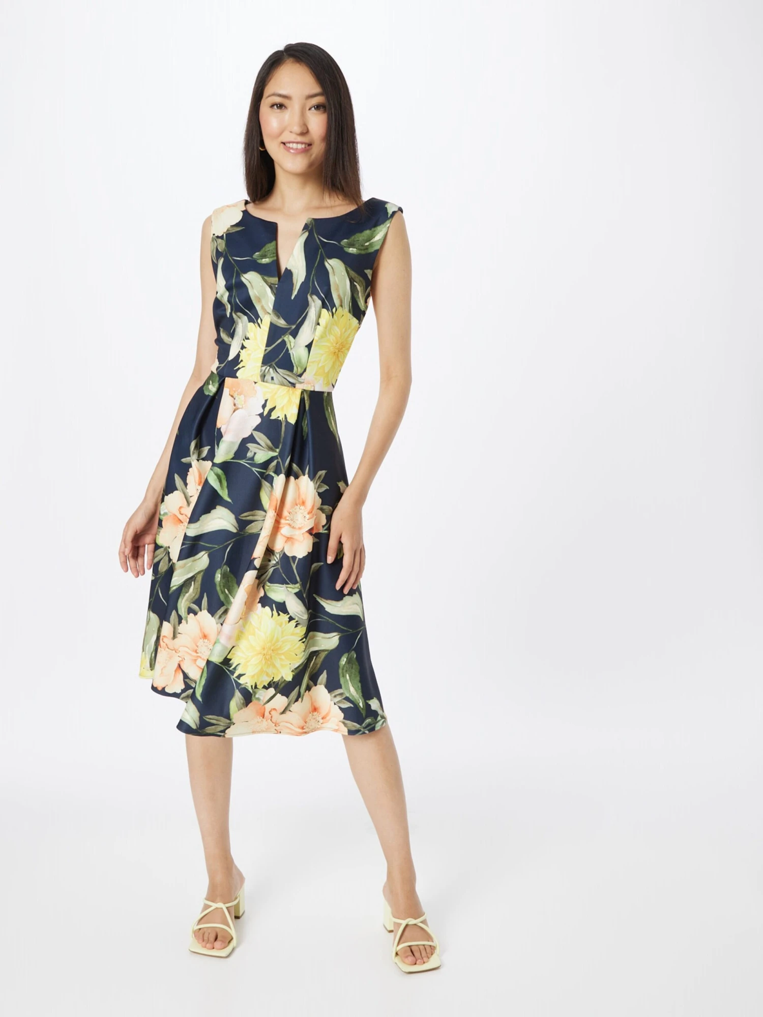 SWING Mini Jurken Jurk Dames Marine 5 SWING Mini Jurken Jurk Dames Marine - Afbeelding 3