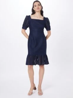 SWING Mini Jurken Jurk Dames Navy -Mode Jurk Winkel ef30cc02a4c7216008a0f9b974683b33