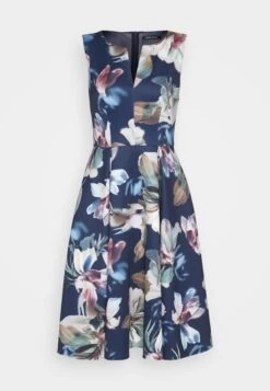 SWING Jurk - Navy/Multi -Mode Jurk Winkel f6e291ae221545f8bdcbb7481bfdb516