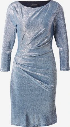 SWING Mini Jurken Jurk Dames Smoky Blue